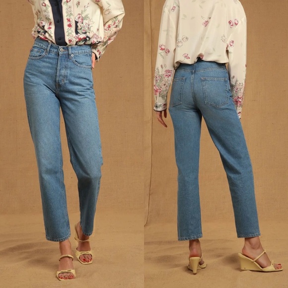 ROUJE Paris Marais Jeans in Indigo Double stone size 32 NEW! New with tags! - Picture 11 of 11